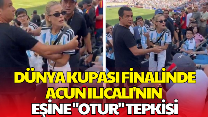 Dünya Kupası Finalinde Tribün Gerginliği! Acun Ilıcalı'nın Eşi Tartışma Yaşadı